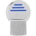 U-K Head Lice Comb Professional Stainless Steel Lice Nits Comb Portable Louse Removal Comb for Effectively Get Rid of Hair Lice and Nits(Blue) Useful As Shown
