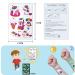 Glow In The Dark Temporary Tattoos for Kids - 310pcs Waterproof & Lasting Glitter Stickers | Luminous Fake Tattoos for Parties & Gifts - 16 Sheets - Buy Online on SooperMarket.com