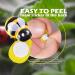 Lxnoap Mini Wooden Bees - 100 Pack Adhesive Embellishments for DIY Crafts and Scrapbooking - Buy Online on SooperMarket.com