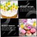 OFFSCH 19pcs Baking Decoration Insert Cake Topper Toppers Para Comida Cake Decor Topper Flamingo Cake Insert Decoration Fruit Cake Cupcake Three-dimensional Paper 3d Decorative Sign - Buy Online on SooperMarket.com