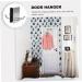Hemoton Shower Hook 2pcs Glass Door Hook Wreath Hanger Coat Hangers Towel Hooks Black Hat Hooks Cabinet Door Coat Hook - Buy Online on SooperMarket.com