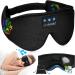 Sleep Mask with Bluetooth Earphones Sleep Headphones Bluetooth Blackout Wireless Eye Mask & Blindfold for Night's Sleep Travel Nap Office Cool Tech Gadgets for Women's Day Gift Headphones Bluetooth Wireless Ice Silk Lining - Black - Buy Online on SooperMarket.com
