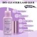 Lash Clusters Glue 10ml - Strong Hold & Long Lasting Eyelash Extension Adhesive | DIY Lash Extensions Mild Formula Black - Buy Online on SooperMarket.com