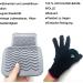 Heat-Resistant Mat Bag & Gloves for Hair Styling | 28.5cm x 14cm | Ideal for Curls & Smoothing Tools - Gray - Buy Online on SooperMarket.com