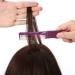4 Pieces Carbon Lift Teasing Combs - Salon Lifting Fluffing Comb for Women - Black and Purple Artsy Style - 5 Stainless Steel Pins Included - Buy Online on SooperMarket.com