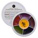 Narrative Cosmetics 6-Color Bruise Wheel  Professional SFX Cream Makeup Palette with Foam Sponges for the Stage  Film  Costumes  Cosplay