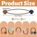 Whaline 10Pcs Colorful Double Balls Elastic Hair Ties - Cute Ponytail Holders for Girls & Women - Buy Online on SooperMarket.com