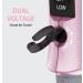 DAN Technology Travel Hair Dryer - Dual Voltage Mini Blow Dryer with Concentrator and Diffuser - European Plug Pink Blow Dryer for Women - Buy Online on SooperMarket.com