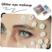BELLIFFY 2pcs Glitter Eye Makeup Eye Glitter Makeup Glitter for Eyes Eye Shadow Palette Decorative Eyeshadow - Buy Online on SooperMarket.com