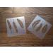 10 Pack 4 Mil CLEAR Mylar Stencil Sheets 12x12 - Reusable Blank Stencils for Cricut Vinyl Cutting Machine - 10 Pack Clear 4mil 12x12 Sheets - Buy Online on SooperMarket.com