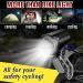 Ebike Headlight for Night Riding - Waterproof LED Bike Headlight for Road and Mountain Cycling - Universal Connector for 6V-60V Electric Bicycles - Buy Online on SooperMarket.com