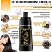 Black Hair Dye Shampoo - 3 in 1 Natural Hair Color & Grey Coverage | Long Lasting Instant Dye for Men & Women - Buy Online on SooperMarket.com