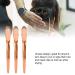 12pcs Rose Gold Hair Clips Hairpin Set - Salon Clamp Grips for Hairdressers | Durable Duckbill Hair Accessories - Buy Online on SooperMarket.com