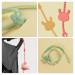 Buy 4pcs Silicone Pacifier Holder Clips - Safe Stretchable & Adjustable Toy Straps for Babies - International Shipping - Buy Online on SooperMarket.com