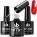 Matte Top Coat High Gloss Top Coat Base Coat Top Coat Gel Set,No Wipe Top Coat Resin Gel Nail Polish Glue Soak Off UV/LED Lamp Long Lasting And Shine For Nail Art(3Pcs,10ml/Bottle)