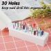 Fiezkaa Nail Drill Bits Holder Stand - 30 Holes Dustproof Case for Acrylic Nail Drill Bits - Salon Organizer and Storage Box - Buy Online on SooperMarket.com