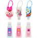 RALME Kids Hand Sanitizer for Girls Pack of 3 with Cupcake & Unicorn Hand Sanitizer Holders with Sanitizer Bottles Included