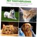 GANAZONO 3 Sets Pet Toothbrush Toothpaste for Dogs Green Dog Toothbrush Pet Mouth Cleaning Tool Tools Pp - Buy Online on SooperMarket.com
