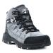 Foxelli Mens Hiking Boots  Waterproof Suede Leather Hiking Boots for Men, Breathable, Comfortable & Lightweight Hiking Shoes 9.5 Grey