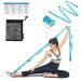 Trideer Yoga Strap Stretching Strap - 10/12 Loops Non-Elastic Stretch Strap, Perfect Home Workout Stretching Out Strap, Yoga Stretching Strap for Rehabilitation, Pilates, Dance 10 Loops Blue