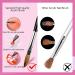Saviland 5pcs Acrylic Nail Brush Set | Professional Size 4/6/8/10/12 Brushes for Acrylic Powder Application, Nail Extension, and Carving | Wood Handle Nail Art Tools - Buy Online on SooperMarket.com