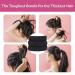 Burly Bands Large Hair Ties for Thick & Curly Hair | No-Slide Seamless Ponytail Holders (8 Pack - Black) | Damage-Free Scrunchies for Sports - Buy Online on SooperMarket.com