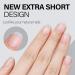 AICLSA Ultra Short Oval Nail Tips - 240 PCS Full Cover Matte Soft Gel False Nails - DIY Press On Nails - 15 Sizes - Buy Online on SooperMarket.com