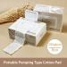 Portable Cleansing Cotton 250pcs/box Makeup Cotton Pad/Remover Cotton Face Wipe Deep Cleansing Cotton Skin Care Face Wash Paper Cosmetics Tools Soft Comfortable 5.7*11*13.8cm White - Buy Online on SooperMarket.com