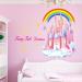 DECOWALL SG-2207 Rainbow Castle Quote Wall Stickers - Fairy Tale Dreams Decals for Kids Girls Nursery - Removable Art Decor - Buy Online on SooperMarket.com