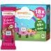 Pumpkin Organics Bio Haferriegel Kocao Strawberry (18x20g) oat and fruit bars without added sugar. From the 12th month - allergen -free and gluten -free baby and children snacks cocoa strawberry