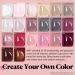 AZUREBEAUTY 29 Pcs Dip Powder Nail Kit | Fall Winter 20 Colors | Professional Dipping Powder System with Top/Base Coat | French Nail Art Manicure Set - Buy Online on SooperMarket.com