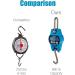 Hanging Weight Scale | 660lb Digital Electronic Weighing Scale for Hunting, Fishing, Farm, and Luggage | Accurate Sensors | Polycarbonate Blue - Buy Online on SooperMarket.com