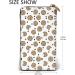 YYHHAOFA Cookies Food Chocolate Chip Biscuits Prints Leather Long Clutch Wallet : Comfortable Lightweight Fashion Durable 7.48 x 4.13 in - Buy Online on SooperMarket.com