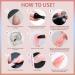 Wakaniya Poly Gel Nail Kit - 8 Colors for Fast Nail Extensions & Design | Starter-Friendly | Clear White Nude Pink 120ml - Buy Online on SooperMarket.com