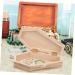 minkissy Box Wood Funeral Dollhouse Coffin Decor Coffins and Caskets Jewelry Casket Terrarium Case Casket Ring Coffin Necklace Organizer Jewelry Organizer Wooden Wedding Small Coffin 15.00X7.80X4.00CM As Shown 1 - Buy Online on SooperMarket.com