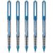 Uni-Ball Eye Ocean Care UB-157ROP ink roller fine 0.7 mm ballpoint pen for writing drawing art handicrafts and coloring color and water-repellent 5 pieces blue ink