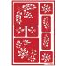 Armour Etch Over N Over Glass Etching Stencils Set - Berries, Fleur De Lis, Corner - Buy Online on SooperMarket.com