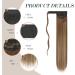 FESHFEN Straight Ponytail Extensions Long Wrap Around Ponytail Synthetic Clip in Pony Tail Hair Extensions Brown & Blonde Hairpiece for Women 24 inch 24 inch (Pack of 1) Brown & Blonde - Buy Online on SooperMarket.com
