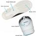 KWUKOTY Men's Orthopedic Walking Shoes Plantar Fasciitis Diabetes Swollen Feet Wide Sizes 7.5-12 White - Buy Online on SooperMarket.com