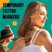 6-PCS Washable Temporary Tattoo Markers for Skin - Skin Safe Tattoo Kit for Teens, Kids & Adults - Body & Face Art Pens with Stencil Papers - Buy Online on SooperMarket.com