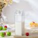 17 oz Clear Milk Carton Water Bottles - Reusable Portable Juice Tea Jug for Outdoor Activities (2 Pack) - Buy Online on SooperMarket.com