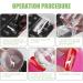 Stamping Transparent Nail Stamp kit Jelly French Stamper for Tip Nails with Scrapers 3D Nail Sticker Curve Stripes Nail Art Tools for French Manicure Home DIY Nail Salon (Single head) - Buy Online on SooperMarket.com