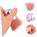NOLITOY Mushroom Head Makeup Brush | Fluffy Face Powder & Cheek Brush | Triangle Body Brush | Portable Pink Beauty Tool - Buy Online on SooperMarket.com