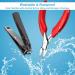 Orelex Nail Scissors & Cutters for Ingrown & Curly Nails - Ergonomic Stainless Steel Fingernail Clipper with Nail File - Professional Quality - Buy Online on SooperMarket.com