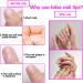 WJIASI Natural False Nails: Oval French Acrylic Artificial Nail Tips for Girls & Women - 500 pc, 10 Sizes - Natural Color - Buy Online on SooperMarket.com