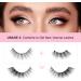 Glowingwin Half Lashes: Cat Eye False Eyelashes, Natural Look, 10 Pairs Corner Lashes, Handmade Reusable Mink Fluffy Lashes - Clear Band Half Lashes-09 - Buy Online on SooperMarket.com