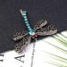 Vintage Rhinestone Dragonfly Hair Clips Set - Elegant Alloy Barrettes for Women - Buy Online on SooperMarket.com