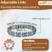 EnerCoppeX Magnetic Bracelets for Women Stainless Steel Bracelet with Effective Healing Magnets Adjustable Jewelry Gift (STB-2318) - Buy Online on SooperMarket.com