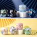 Body Powder Container with Powder Puff - Dusting Powder for Bath and Travel - Buy Online on SooperMarket.com