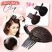 U-K 1pc Puff Hair Head Cushion Invisible Bump Up Volume Hair Base Fluffy Self Insert Hair Pad Sponge Clip Great for Women & Girls Nice and Professional - Buy Online on SooperMarket.com